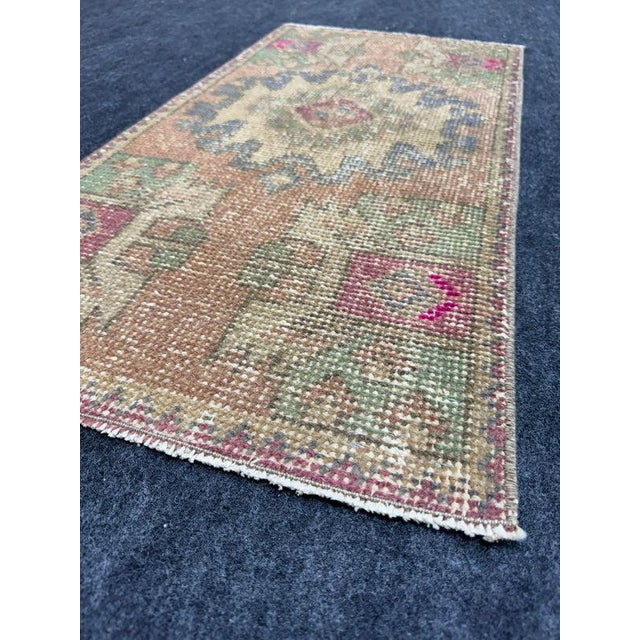 Early 21st Century Turkish Yastik Rug 1'7" x 3'1" For Sale - Image 5 of 5
