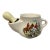 Scuttle Shaving Mug English Fox Hunt Scene by Liverpool Road Pottery and Antique Brush - 2 Piece For Sale