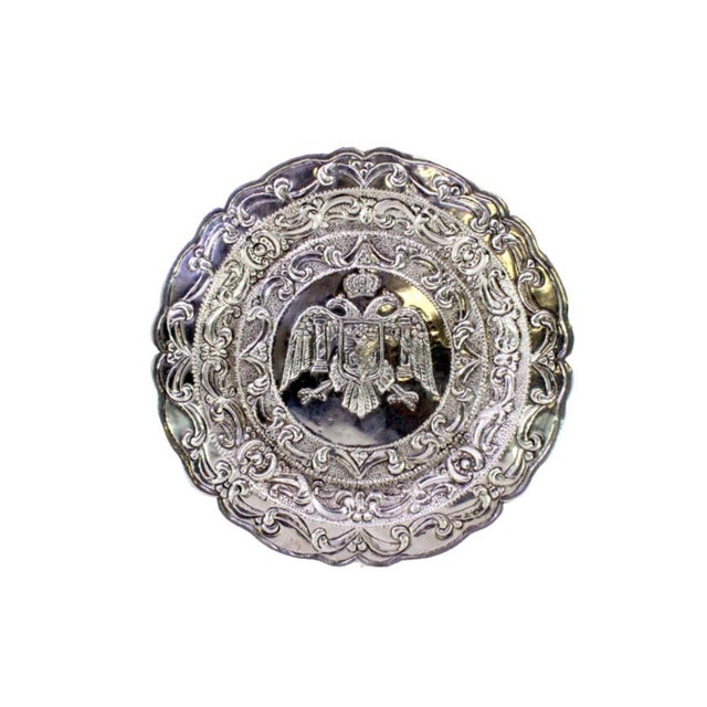 Silver Silver Tray with Garlands For Sale - Image 8 of 8