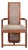 Frank Lloyd Wright for Heritage Henredon Taliesin High Back Armchair, 1950s For Sale