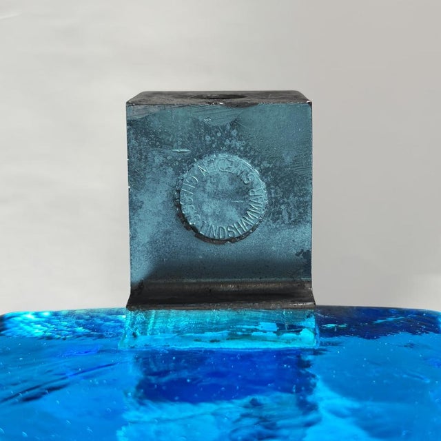 Scandinavian Glass Door Handle from Lindshammar Glassworks, Sweden, 1960s For Sale - Image 11 of 12