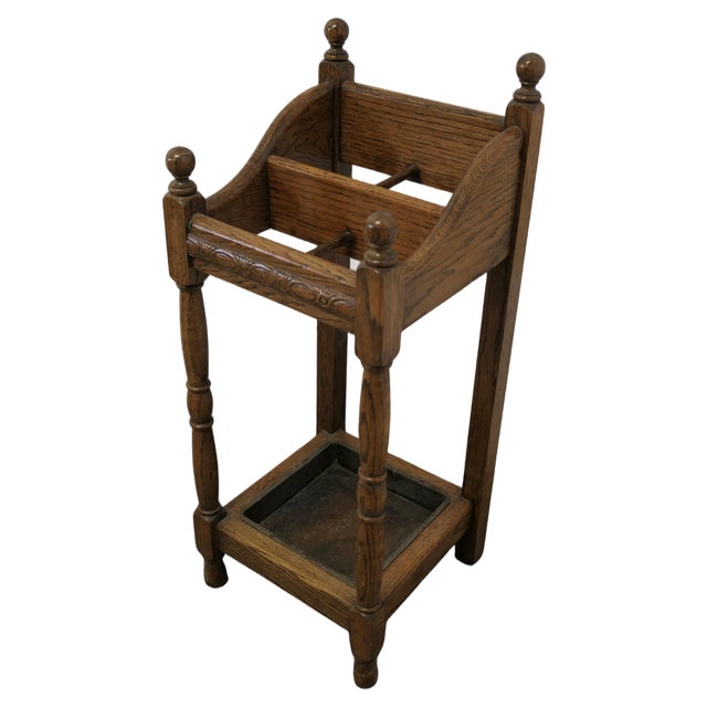 Arts and Crafts Golden Oak Hall Stand, 1880 For Sale