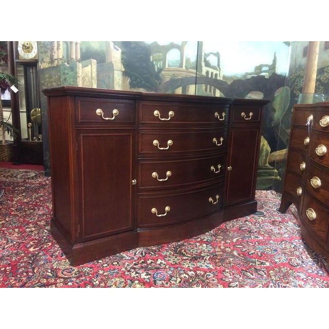 Vintage Mahogany Buffet, Federal Revival Server For Sale - Image 10 of 11