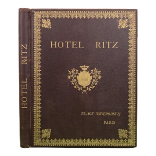 "Hotel Ritz Historique De La Place Vendome 15 Paris" 1899 For Sale