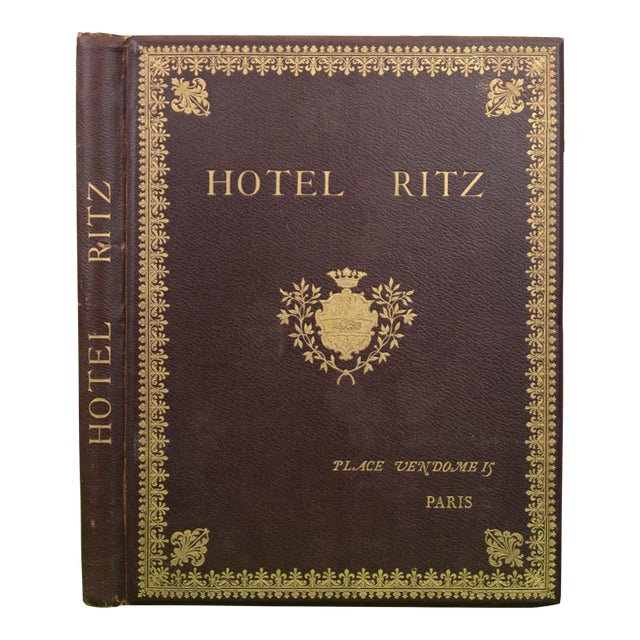 "Hotel Ritz Historique De La Place Vendome 15 Paris" 1899 For Sale