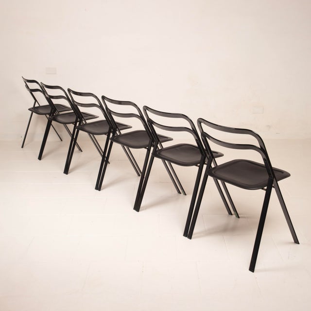 Clio Chairs by Giorgio Cattelan for Cidue, 1970s, Set of 6 For Sale - Image 16 of 18