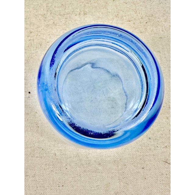 Vintage Blue Juice Glasses-Set of 8 For Sale - Image 4 of 7