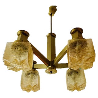 Cubist Series Chandelier by Gaetano Sciolari for Sciolari, 1970s For Sale