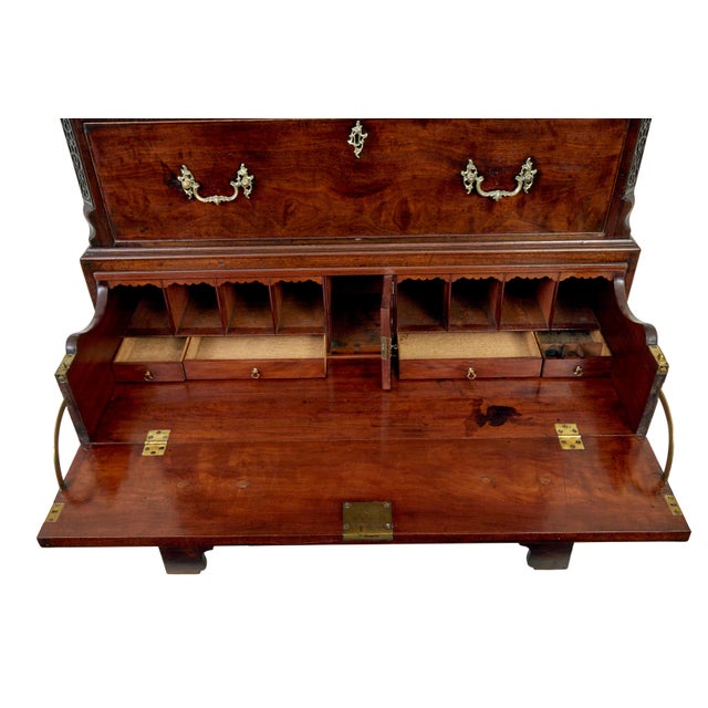 Early 19th Century Antique Georgian Mahogany Secretaire, 1800 For Sale - Image 5 of 11