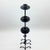 Hand Forged Iron Candelabra Set of 3 (80-100cm) Antique Copper Finish Love Knot Stem Floor Set For Sale - Image 4 of 6