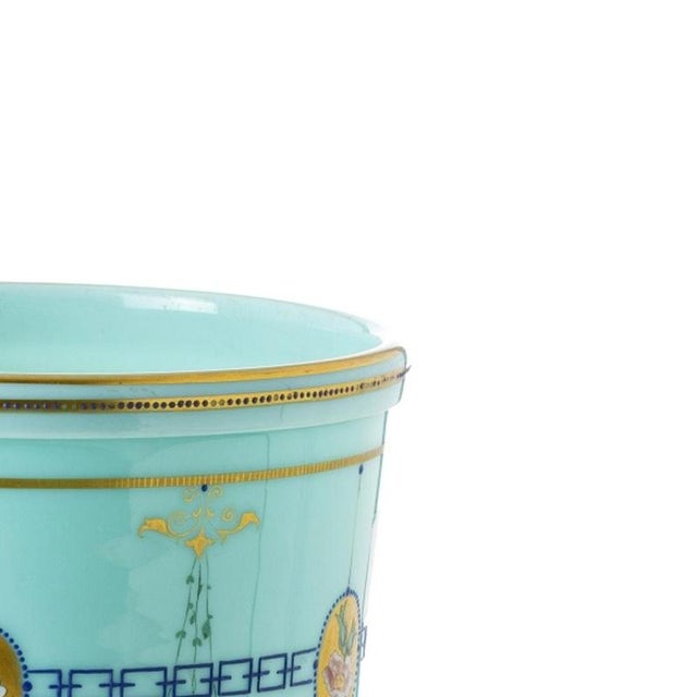 Neoclassical Glass Cachepot, 19th Century For Sale - Image 4 of 6