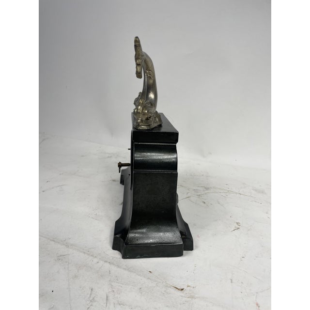 Liberty Clock with Fish, 1920s For Sale - Image 11 of 14