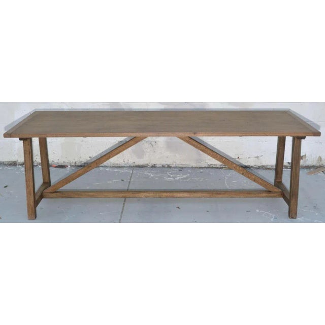 Ken Petersen Extendable Dining Table in Vintage Oak by Petersen Antiques For Sale - Image 4 of 11