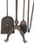Metal Early 20th Century 4 Pc. Arts and Crafts Fireplace Tool Set For Sale - Image 7 of 11
