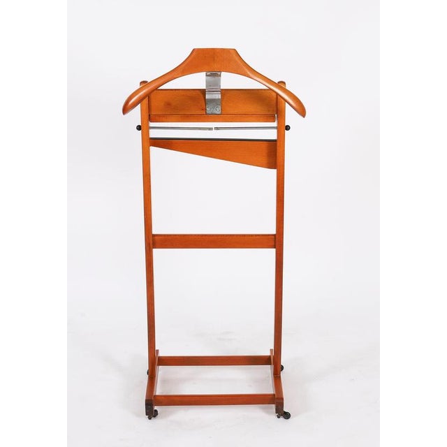 Edwardian Revival Walnut Valet Clothes Stand, 20th Century For Sale - Image 11 of 12
