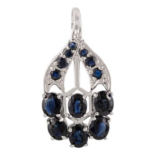 Elegant 3.61 Carat September Birthstone 925 Silver Pendant for Women's - Thanksgiving Gift For Sale