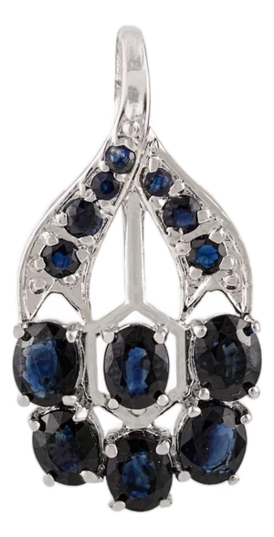 Elegant 3.61 Carat September Birthstone 925 Silver Pendant for Women's - Thanksgiving Gift