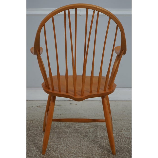 Hale Pair of Continuous Arm Windsor Chairs For Sale - Image 4 of 18