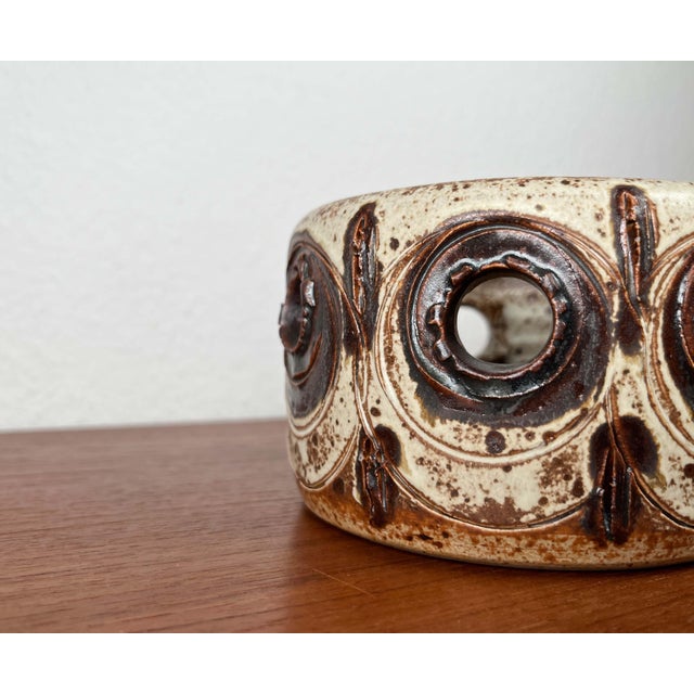 Mid-Century Modern Danish Studio Pottery Candleholder from Tingkeramik, 1960s For Sale - Image 14 of 18