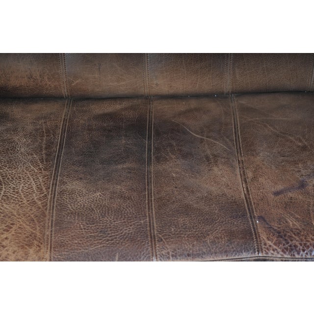 DS44 2-Seater Sofa in Buffalo Leather from de Sede, 1970s For Sale - Image 9 of 18
