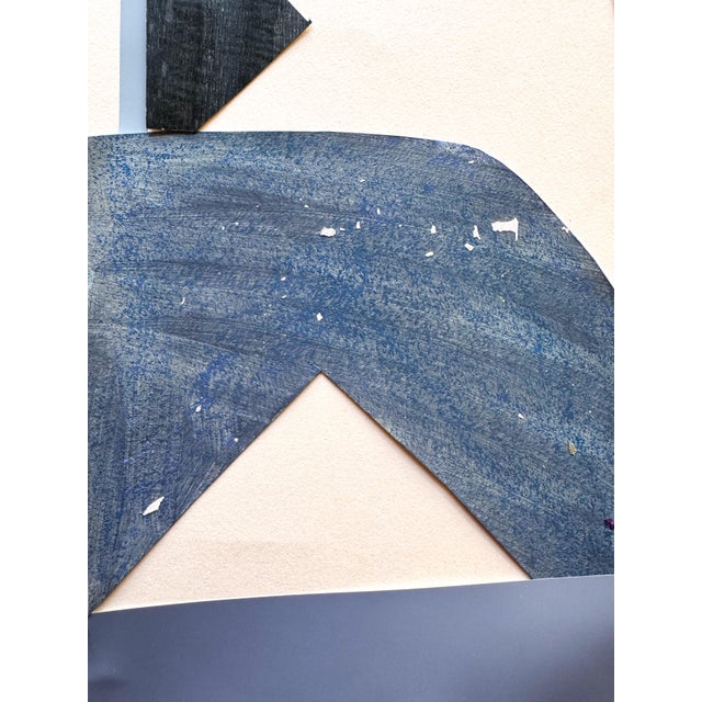 2020s "Celestial Escapade 4" Original Mixed-Media Collage on Paper by Zac Woodiel For Sale - Image 5 of 9