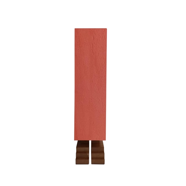 Mayan Totem Pompeian Red by Pietro Meccani for Meccani Design For Sale - Image 16 of 16