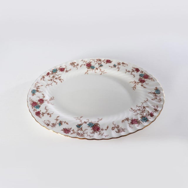 English Mid 20th Century Minton Ancestral Dinner Set With Cups and Saucers - 49pcs For Sale - Image 3 of 18