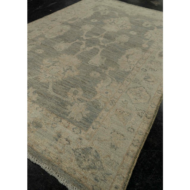 Textile Oushak Rug 3'2" x 4'10" #21359 For Sale - Image 7 of 8