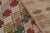 Beige Vintage Distressed Rug, Polychromatic Diamond Mosaic Patterns - Rug & Kilim For Sale - Image 8 of 10