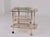 Rolling Trolley in Brass and Smoked Glass, 1970 For Sale - Image 9 of 15