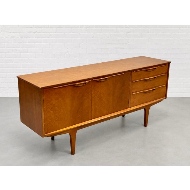 1960s Mid Century Modern Teak Credenza | Danish Media Stand by McIntosh, Made in Scotland, C. 1960's For Sale - Image 5 of 16