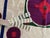 Tan Asian Suzani Tablecloth — 1970s Textile — 4'3'' X 4'4'' For Sale - Image 8 of 10