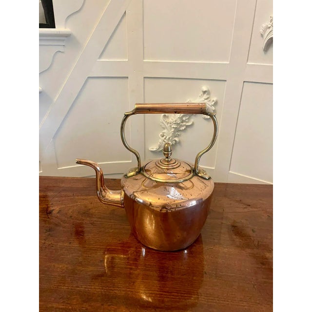 Metal George III Copper Kettle, 1800s For Sale - Image 7 of 7