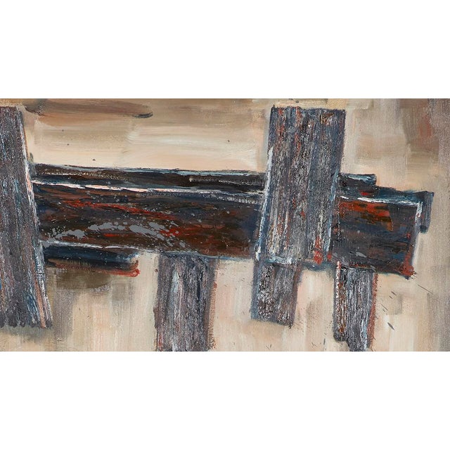 Abstract Many Ways I Large Scale Vietnamese Oil Canvas Painting Collective Bap Vietnam Art For Sale - Image 3 of 15