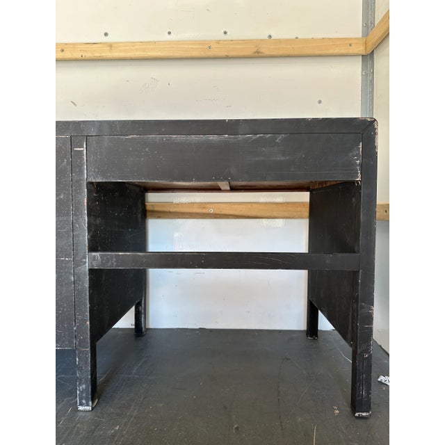 1940s Machine-Age International Style Steel Military Tanker Writing Desk For Sale In Charleston - Image 6 of 11