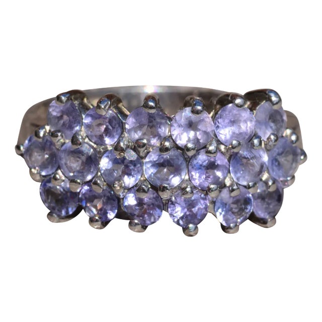 The Pointe Drive: Tanzanite Three Row Band For Sale