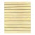 Vintage ABC Carpet 8’ X 12’ 100% Cotton Light Yellow, White Strié Pattern Rug With 1” Marine Blue Stripe For Sale