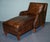 Chaise Lounge in Hand Dyed Leather For Sale - Image 3 of 18
