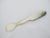 Vintage Caviar serving set of 5 pieces. Natural horn spoons and serving shovel, 4 with sterling silver handles showing...