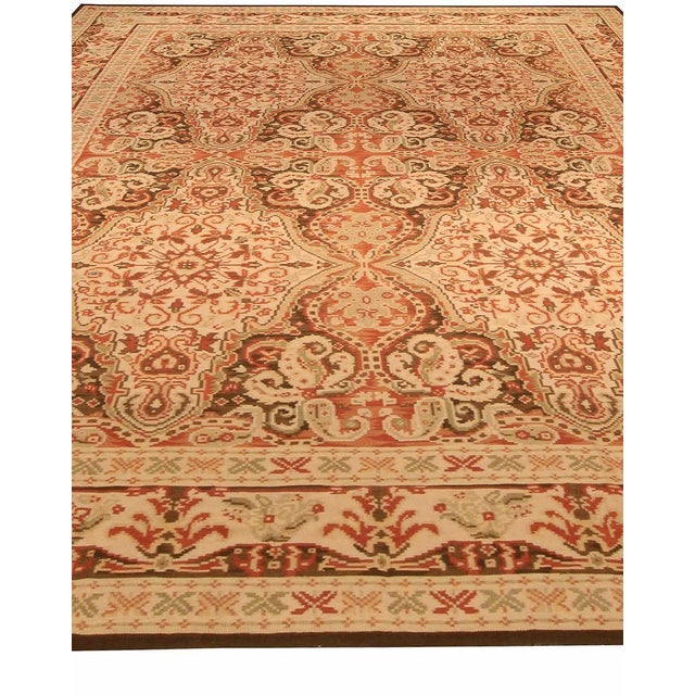 Contemporary Floral, Bessarabian Style Handmade Wool Rug by Doris Leslie Blau For Sale - Image 4 of 7