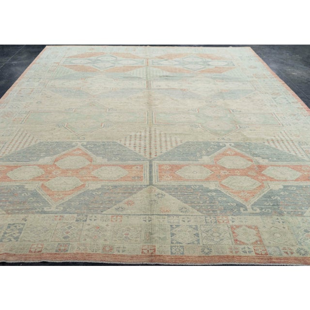 Turkish Oushak Antique Look Rug 10'5" x 13'11" #21307 Explore a curated collection of hallway runners, wool rugs, and...