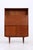 Vintage teak cabinet with an integrated writing flap and a well-organized interior. Behind the flap are several shelves,...