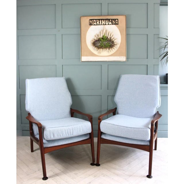 Mid-Century Danish Teak Armchair by Fred Lowen, 1960 For Sale - Image 6 of 11