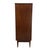 Dixie Furniture Solid Walnut MCM Mid Century Modern 30" Chest of Drawers 6809 For Sale - Image 9 of 12