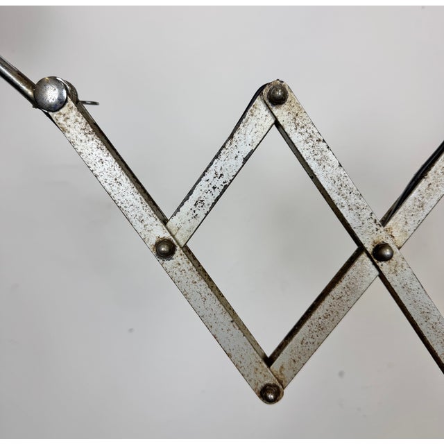 Industrial Midcentury Scissor Wall Lamp, 1950s For Sale - Image 12 of 18