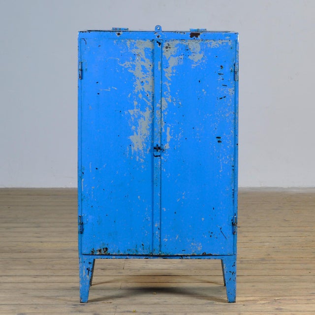 Industrial Industrial Iron Cabinet, 1965 For Sale - Image 3 of 14