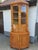 Wood Biedermeier Corner Showcase in Birch, 1820 For Sale - Image 7 of 7