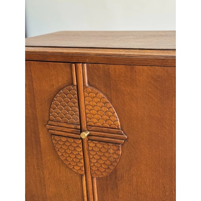 Antique Scalloped Center Highboy For Sale In Los Angeles - Image 6 of 12