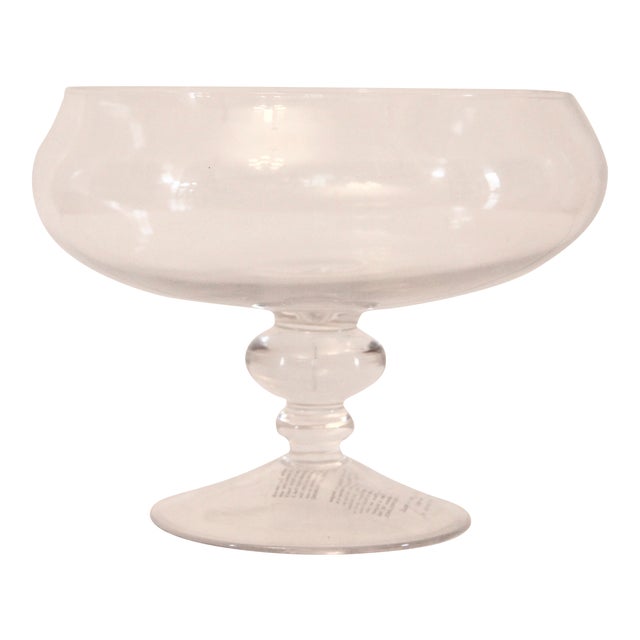 Footed Glass Compote Chairish