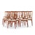 Mid-Century Modern Niels Koefoed for Koefoeds Hornslet Ingrid Mid Century Teak Dining Chairs - Set of 6 For Sale - Image 3 of 18